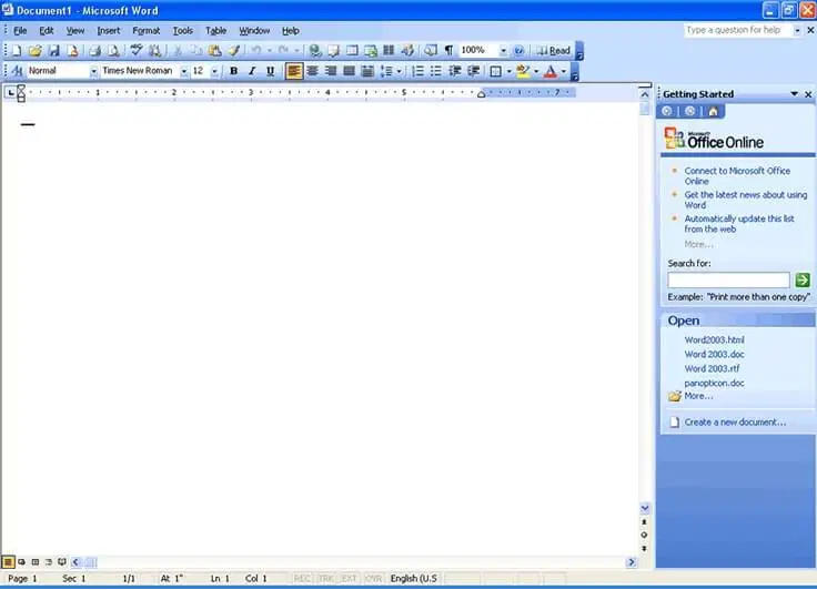 Microsoft Office 2003 Baixar