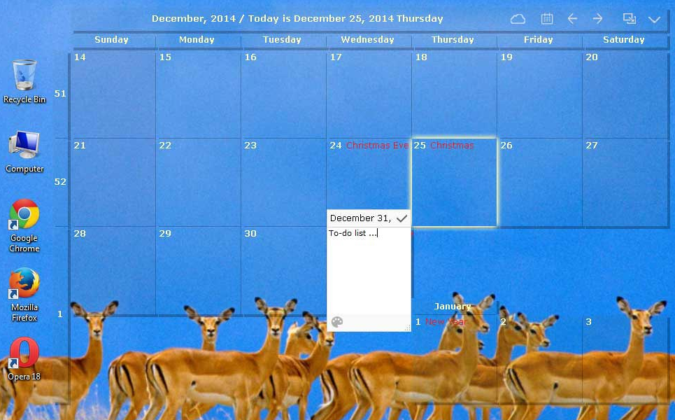 Desktop Calendar Baixar